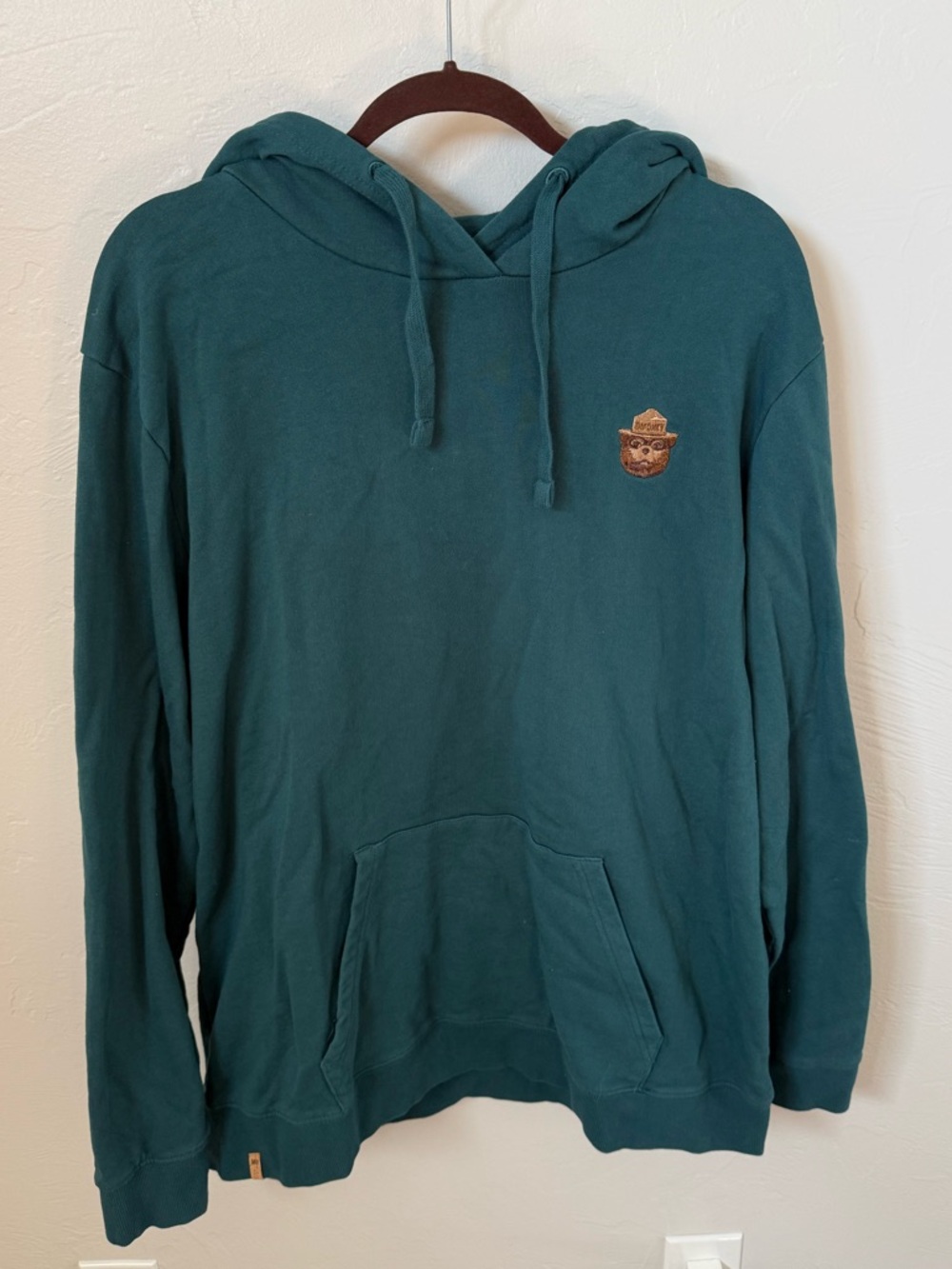 TenTree Teal Smokey the Bear hoodie
